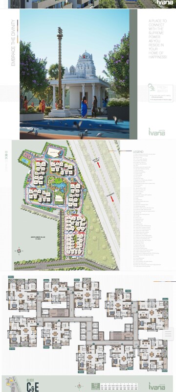 Master Plan in 4 BHK Apartment at Anvita Ivana, Kollur – for Sale