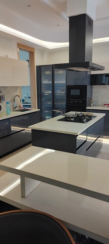 Kitchen in 4 BHK Builder Floor at Unitech South City II, Sector 50 – for Rent