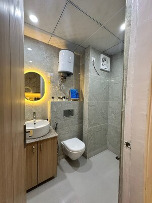 Bathroom in Studio Apartment at Kaveri City Center, Delta I Greater Noida – for Sale