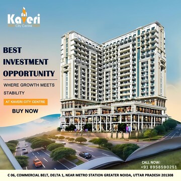 Studio Apartment – Exterior View View at Kaveri City Center, Delta I Greater Noida - for Sale