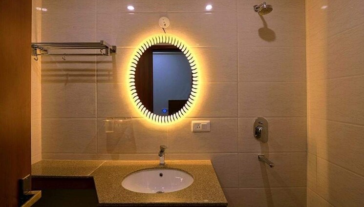 Bathroom, the-galaxy-hotel 1 RK 350 Sq.Ft. Builder Floor In Sector 15 Gurgaon 8915026