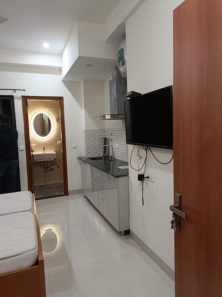 Bathroom, the-galaxy-hotel 1 RK 350 Sq.Ft. Builder Floor In Sector 15 Gurgaon 8915026