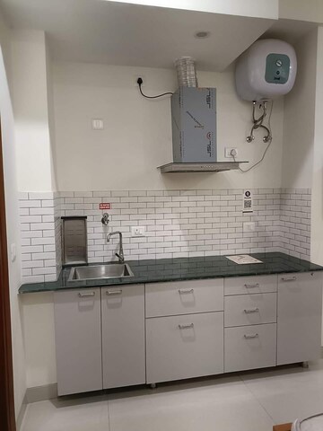 Kitchen in 1 RK Builder Floor at The Galaxy Hotel, Sector 15 – for Rent