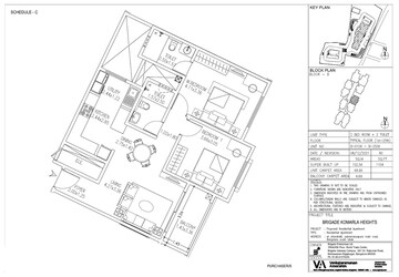 2 BHK Apartment – Map Location View at Brigade Komarla Heights, Padmanabha Nagar - for Sale