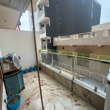 Kitchen in 3 BHK Builder Floor at Palm sunrise, Shahpur Bamheta – for Rent