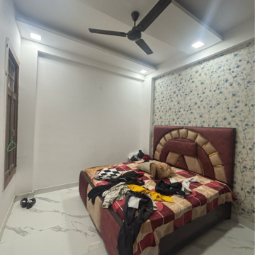 Bedroom in 3 BHK Builder Floor at Palm sunrise, Shahpur Bamheta – for Rent