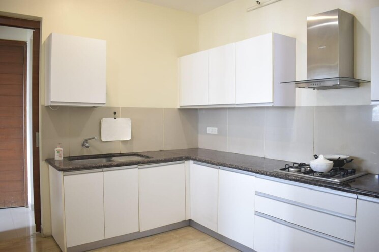 Kitchen, marvel-cascada 3.5 Bedroom 1800 Sq.Ft. Apartment In Balewadi Pune 8915125