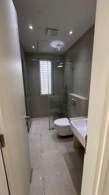 Bathroom in 3 BHK Apartment at Indiabulls Sky Forest, Lower Parel – for Rent