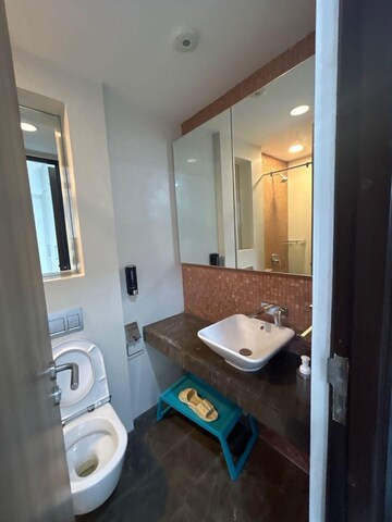 Bathroom in 3 BHK Apartment at Lodha Marquise, Worli – for Rent