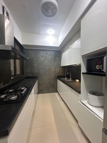 Kitchen in 3 BHK Apartment at Lodha Marquise, Worli – for Rent