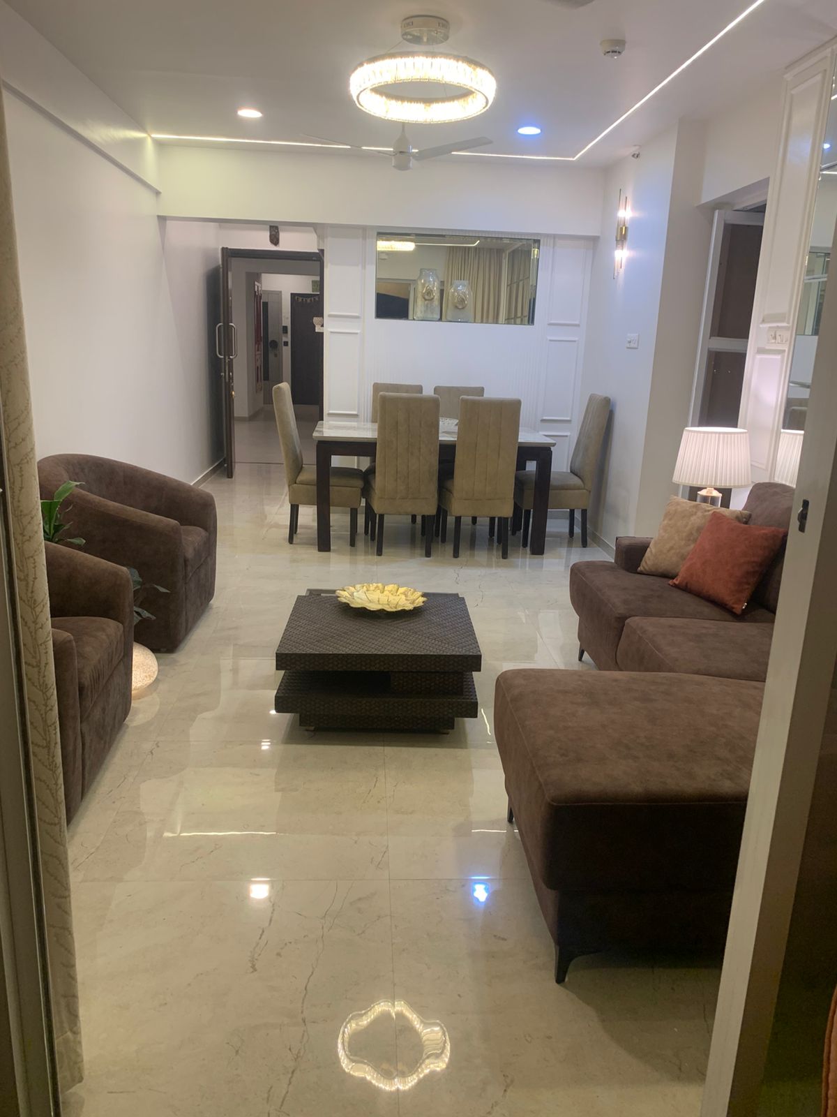3 BHK + Study Room Apartment For Rent in Tain Square