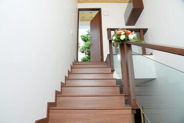 Staircase in 5 BHK Independent House at Indiranagar – for Sale