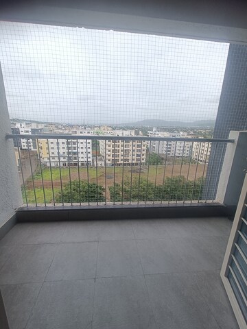 Balcony in 2 BHK Apartment at Panama Silver Stone, Handewadi – for Rent