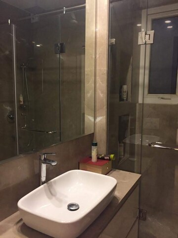 Bathroom in 3 BHK Apartment at Greater Kailash I – for Rent