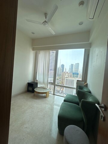 Living Room in 3 BHK Apartment at Indiabulls Blu, Worli – for Rent