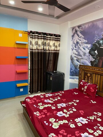 Bedroom in 3 BHK Apartment at MCC Signature Heights, Raj Nagar Extension – for Rent