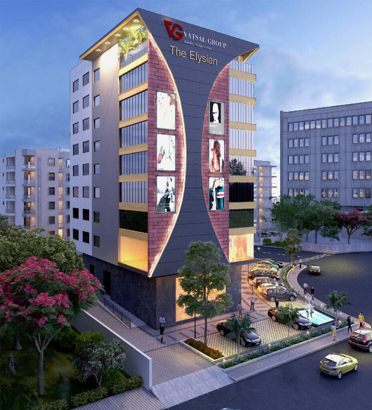 Exterior View, vatsal-the-elysian Commercial Office Space 828 Sq.Ft. In Sodala Jaipur 8915438