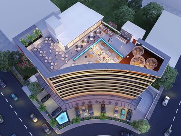 Office Space – Exterior View View at Vatsal The Elysian, Sodala - for Rent