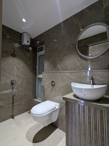 Bathroom in 1 BHK Apartment at Bhairav Ocean Breeze, Kandivali West – for Sale