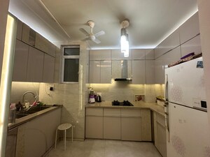 Kitchen in 3 BHK Builder Floor at Kailash Hills – for Sale