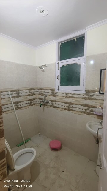 Bathroom in 3 BHK Apartment at Khanpur – for Rent