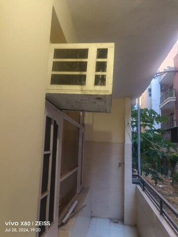 Balcony in 3 BHK Apartment at Khanpur – for Rent