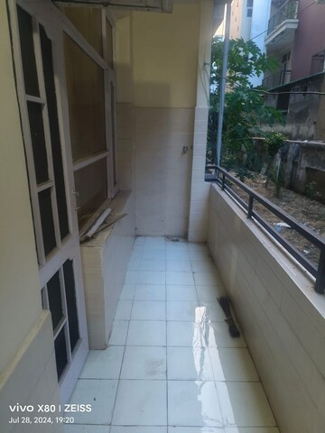 Balcony in 3 BHK Apartment at Khanpur – for Rent