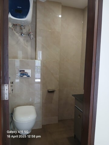 Bathroom in 3 BHK Apartment at Saket – for Rent