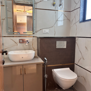 Bathroom in 4 BHK Builder Floor at Sector 85 – for Sale