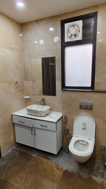 Bathroom in 3 BHK Builder Floor at South City 1 – for Rent