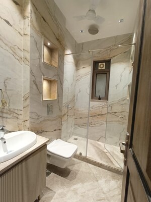 Bathroom in 3 BHK Builder Floor at East Of Kailash – for Sale