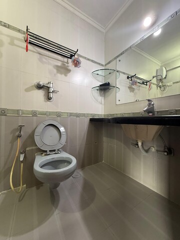 Bathroom in 3 BHK Apartment at Safal Twins, Chembur – for Rent