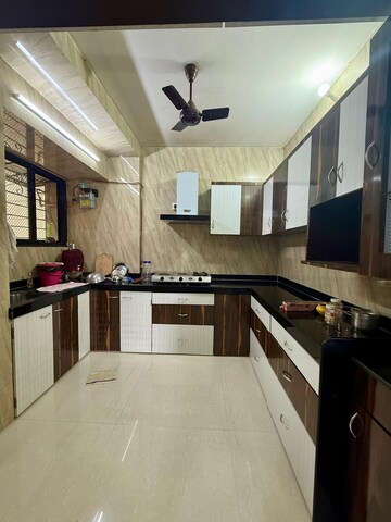Kitchen in 3 BHK Apartment at Safal Twins, Chembur – for Rent