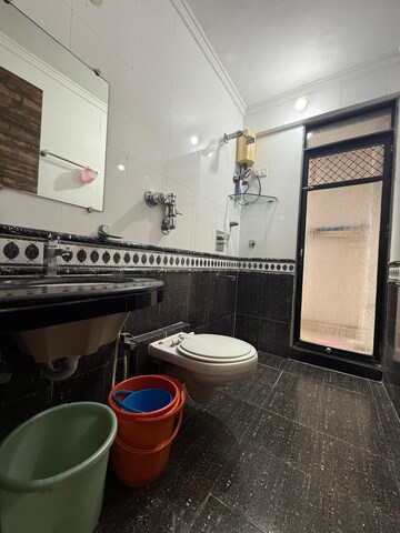 Bathroom in 3 BHK Apartment at Safal Twins, Chembur – for Rent