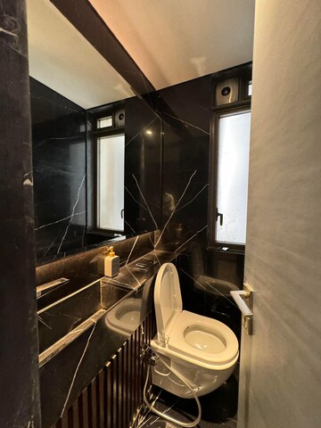Attached Bathroom in 3 BHK Apartment at Lodha Trump Tower, Worli – for Rent