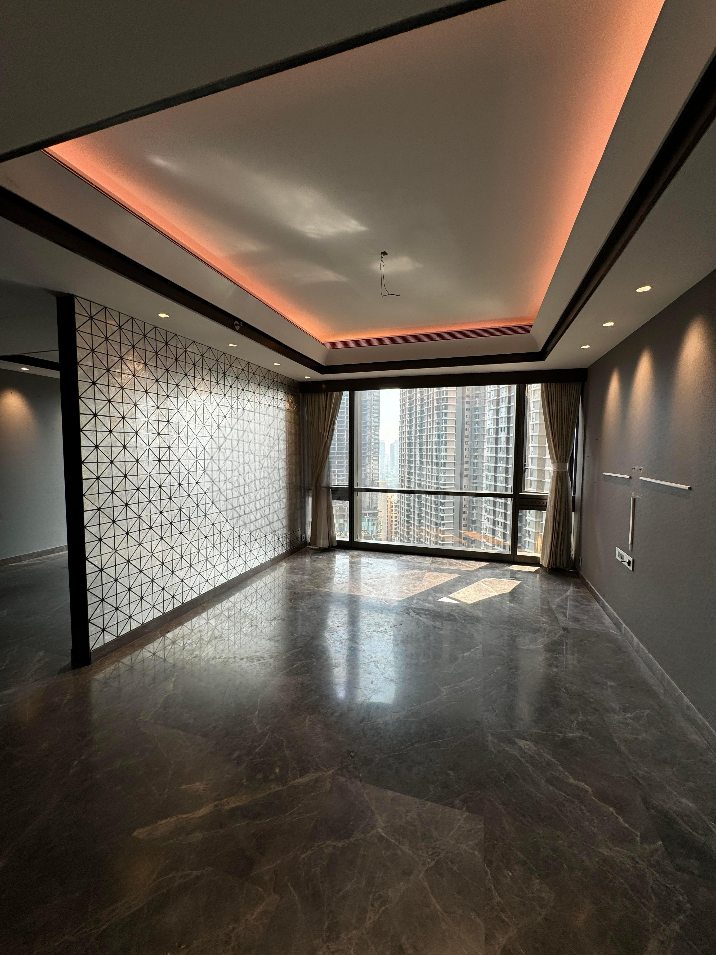3 BHK + Servant Room Apartment For Rent in Lodha Trump Tower