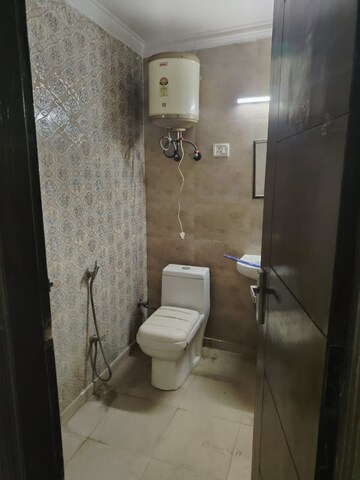 Bathroom in 1 BHK Builder Floor at Chattarpur – for Rent