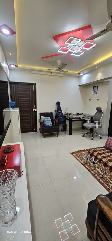 Living Room in 1 BHK Apartment at Dharti Presidio, Malad West – for Sale