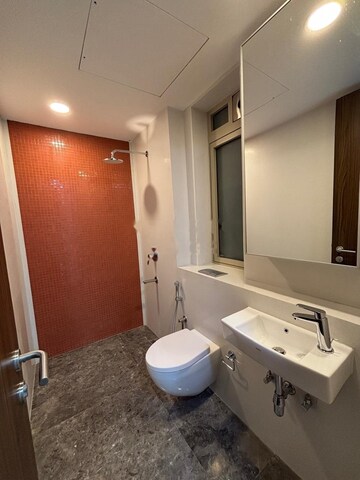 Bathroom in 2 BHK Apartment at Lodha Aria, Parel – for Rent