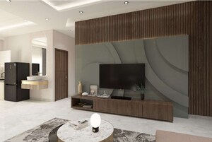 Kitchen in 4 BHK Apartment at Vardhman Arcadia Greens, Gandhi Path – for Sale