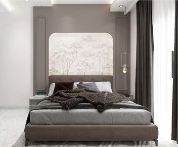 Bedroom in 4 BHK Apartment at Vardhman Arcadia Greens, Gandhi Path – for Sale