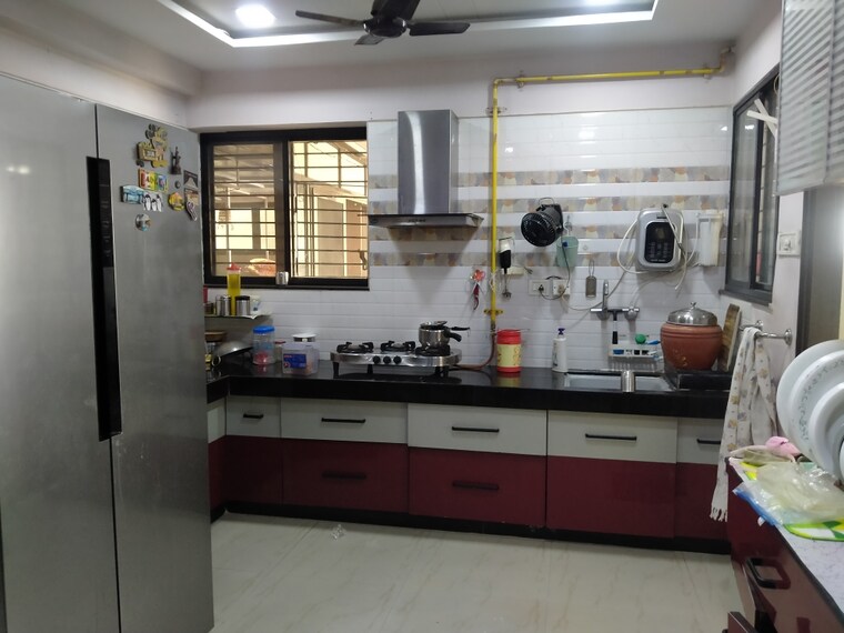 Kitchen, althan 3 Bedroom 1525 Sq.Ft. Apartment In Althan Surat 8916185