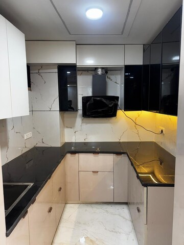 Kitchen in 3 BHK Builder Floor at Mahavir Enclave 1 – for Rent
