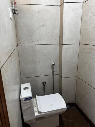 Bathroom in 3 BHK Builder Floor at Mahavir Enclave 1 – for Rent