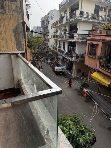 Balcony in 3 BHK Builder Floor at Mahavir Enclave 1 – for Rent