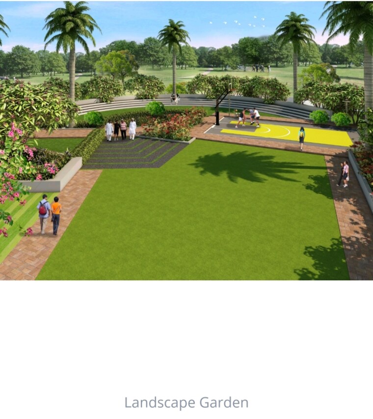 Garden, pankaj-aasmaan-phase-i 2 Bedroom 739 Sq.Ft. Apartment In Lohgaon Pune 8916244