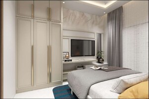 Bedroom in 3 BHK Apartment at Vardhman Arcadia Greens, Gandhi Path – for Sale