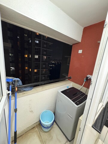 Balcony in 3 BHK Apartment at Goel Ganga Geet Ganga, Aundh – for Rent