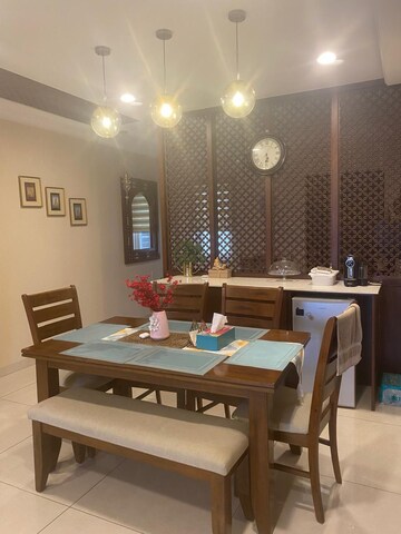 Living Room in 3 BHK Apartment at Aparna Serene Park, Kondapur – for Rent