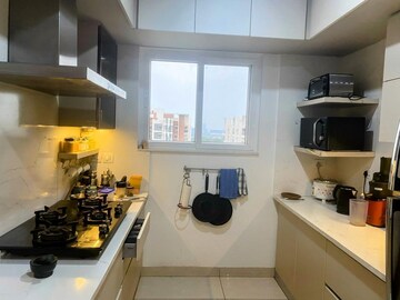 Kitchen in 3 BHK Apartment at Aparna Serene Park, Kondapur – for Rent